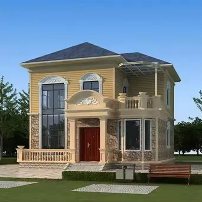 Edificio de gran altura, estructura de acero ligero prefabricada, casa de acero ligero, villa de acero ligero