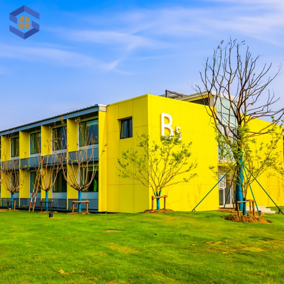 Área Turística Ecológica de Ahorro Energético - Hotel Boutique de Contenedor Modular Aislado de Montaje Rápido