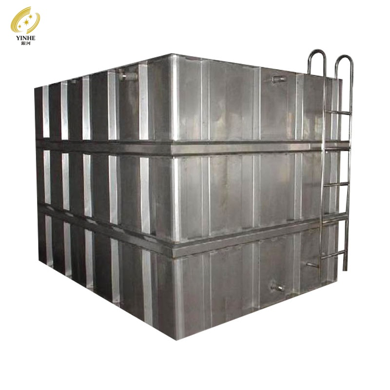 Tanque de agua modular de ribete escénico para uso de almacenamiento de agua en lugares turísticos