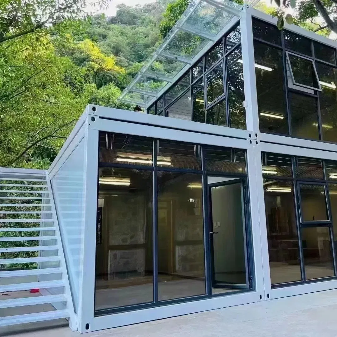 Proveedor Profesional de China Casa Modular Móvil de Paquete Plano para Turismo en Islas Resort Tropical Casa de Vacaciones con CE ISO 20FT 30FT 40FT