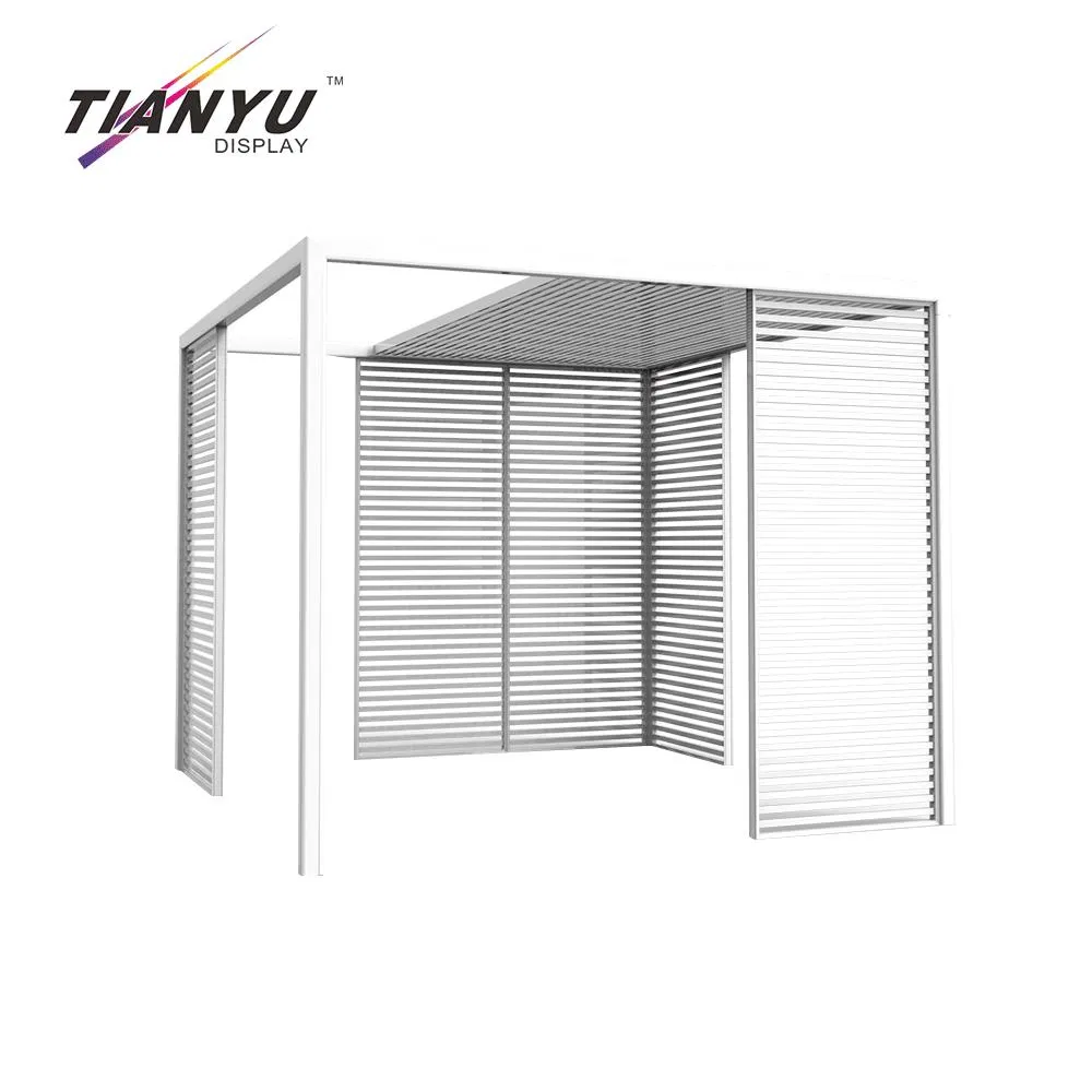 Gazebo de aluminio premium con sunroom para cocinar al aire libre