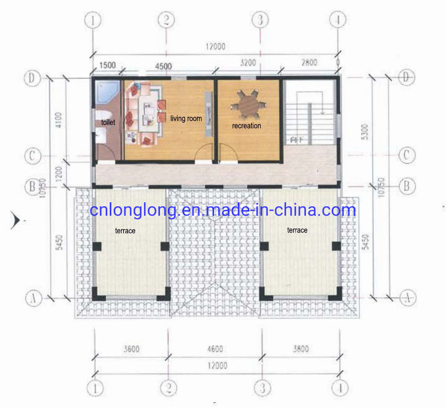 Casa Prefabricada Nuevo Modelo Villas Villa de Acero Ligero 3-15