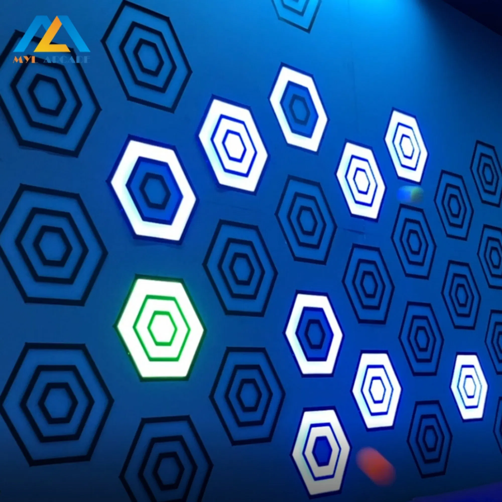 Máquina de juego de reacción de objetivo LED para entretenimiento en interiores