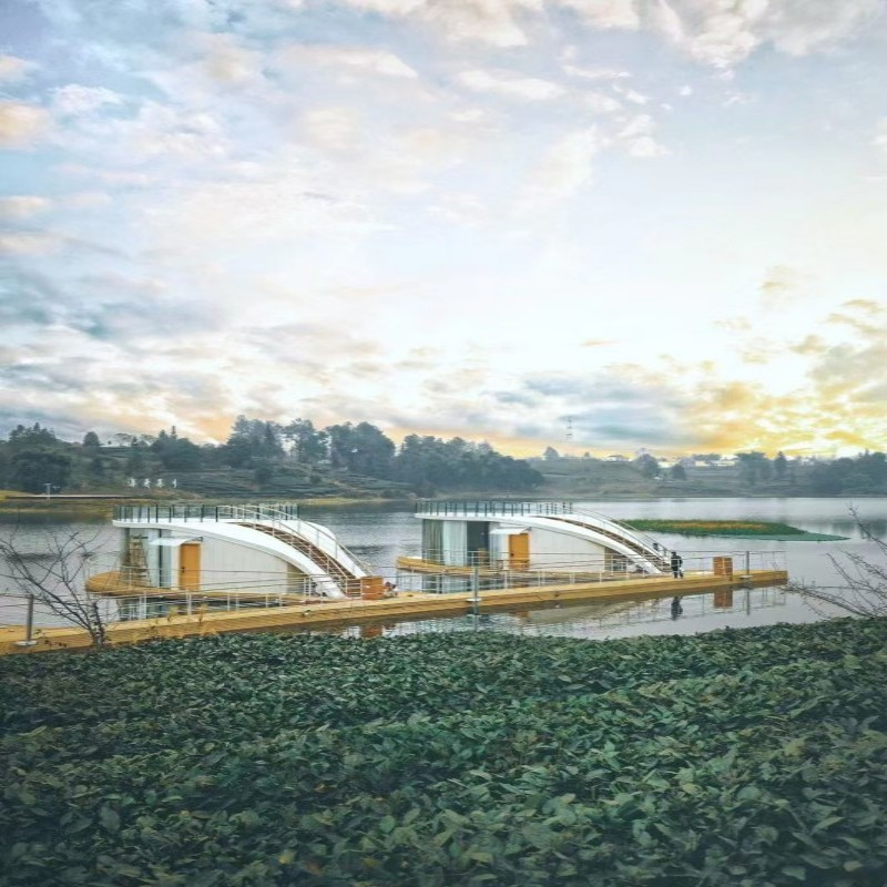 Bienestar - Casa Modular Prefabricada de Acero, Zona de Relajación