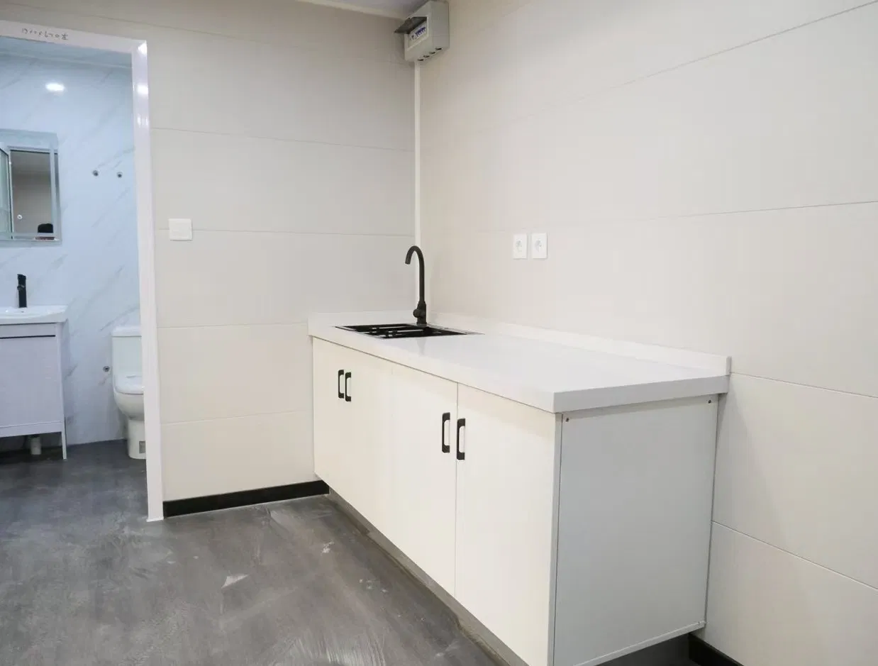 Casas modulares de lujo modernas de manzana listas para acampar al aire libre y resorts turísticos