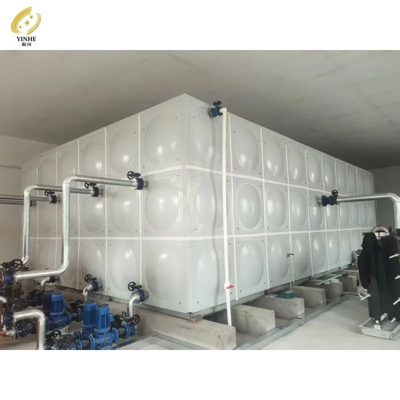 Placa de bola cuadrada modular tanque de agua para reserva hídrica de parque ecológico rural