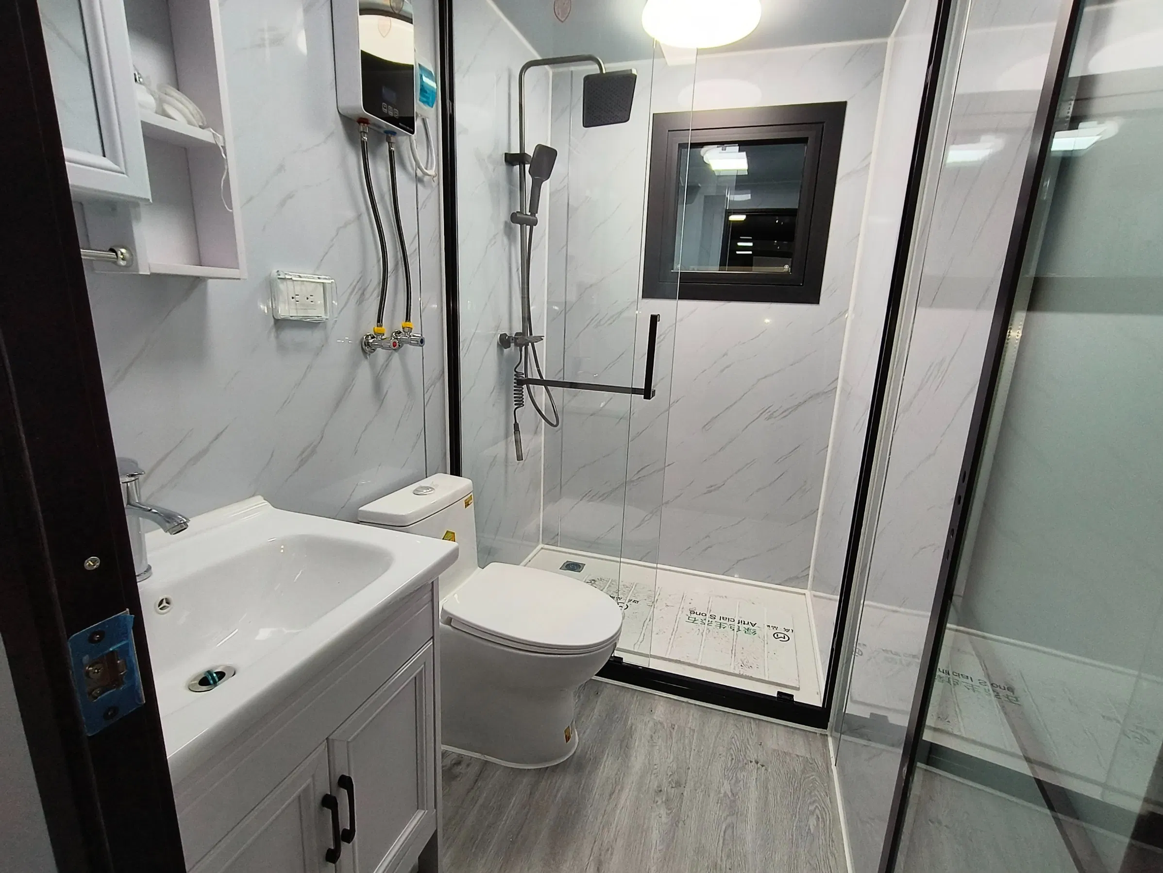 Casa modular prefabricada de lujo, casa plegable, cabaña para vacaciones y turismo