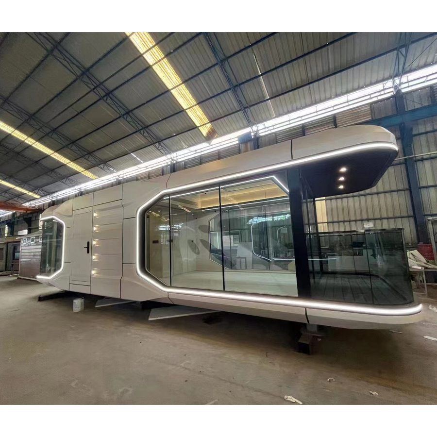 Cabina de manzana modular de aluminio resistente a la corrosión para alojamiento turístico