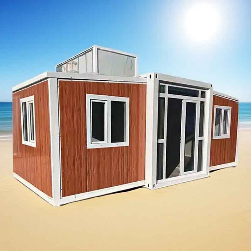 Casa Contenedor Móvil de Lujo Expandible Prefabricada Plegable Modular de Acero Ligero de Alta Calidad Sostenible Sofisticada Espaciosa Notable 3-Bedroom