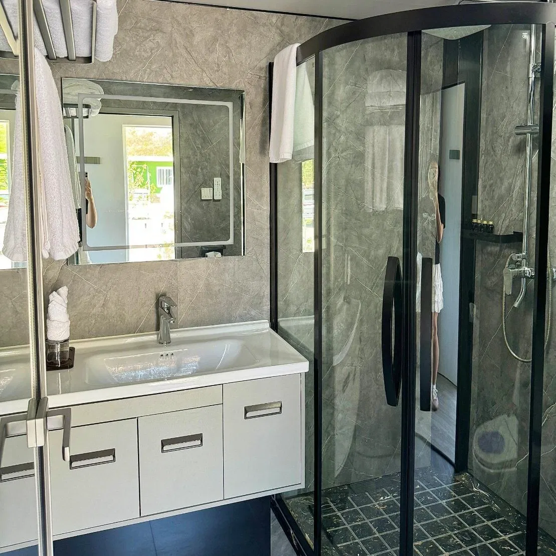 Cabaña prefabricada versátil y personalizable de montaje rápido para retiros de bienestar, centros de SPA y escapadas en la naturaleza
