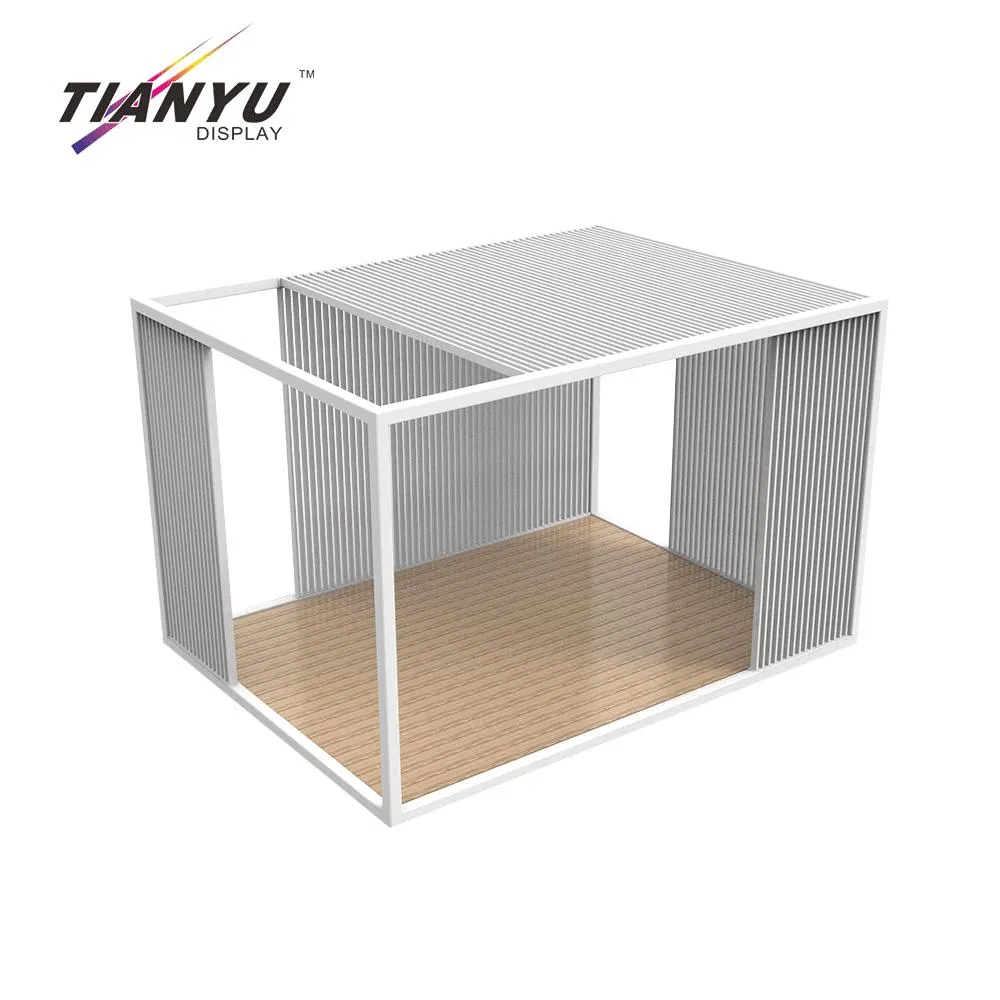 Gazebo de aluminio premium con sunroom para cocinar al aire libre