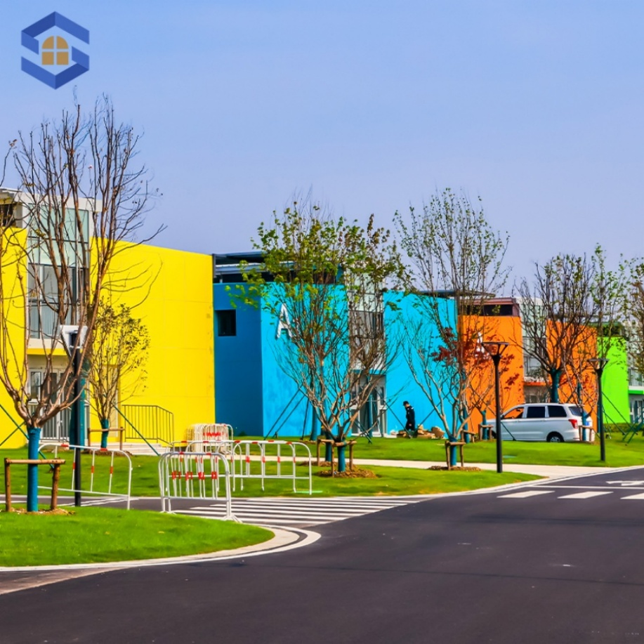 Área de Resort Villa Solar Compatible Antioxidante a la Humedad Casa Contenedor Boutique Modular para Hotel Campamento Estación de Servicio Agrupación de Alojamiento Escénico