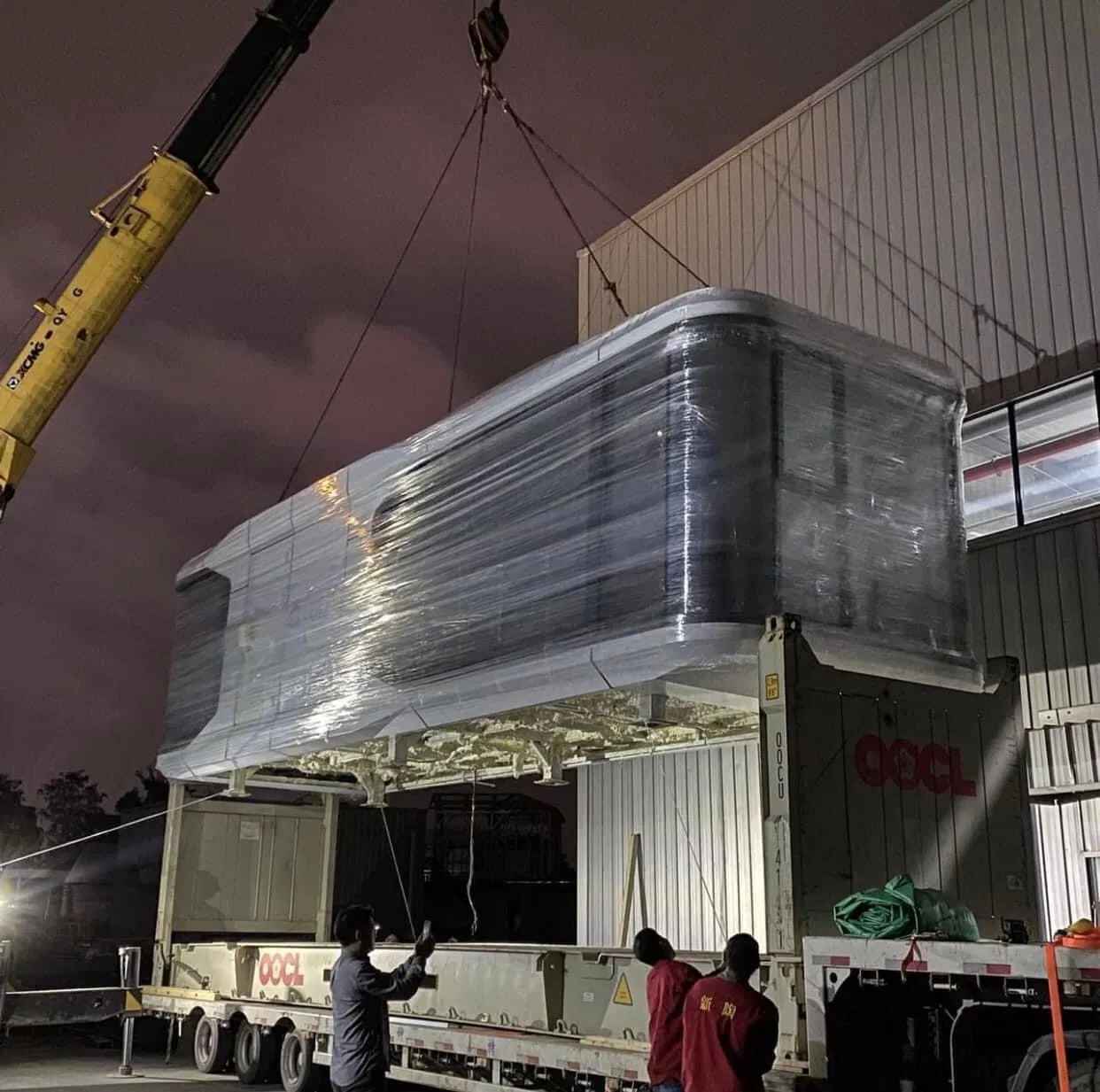 40FT Comercio Modular Lujo Prefabricado Acero Inteligente Tiny Espacio Cápsula Casa Prefabricada
