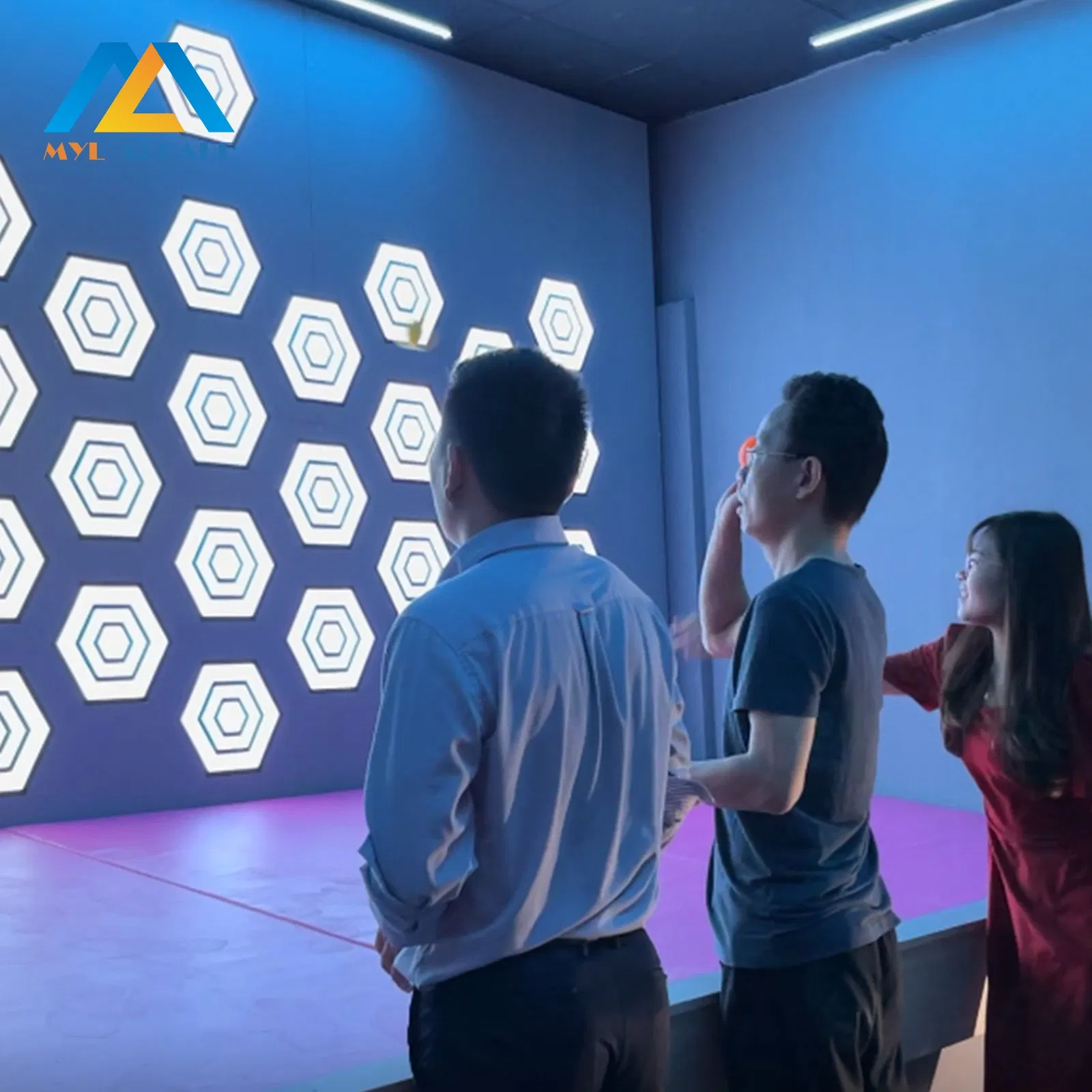 Juego de Lanzamiento de Pelotas con Proyección Interactiva en la Pared