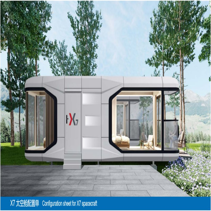 Apartamentos de lujo en un resort, casa cápsula moderna, camping en el jardín, alojamiento en casa