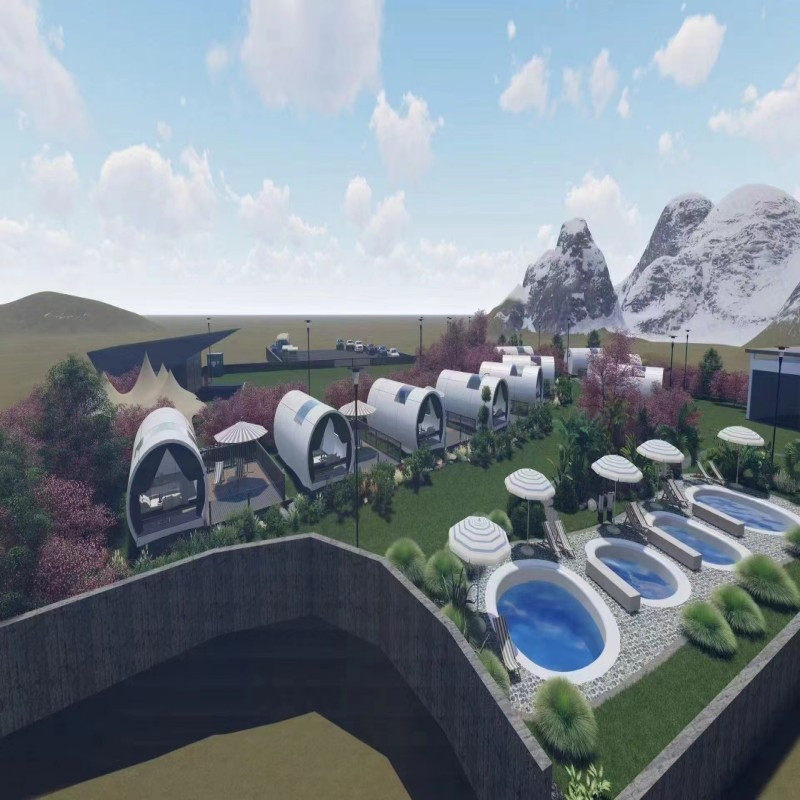 Nuevas Llegadas Únicas Últimamente Cápsula Espacial Pod Cabaña en el Acantilado Resort