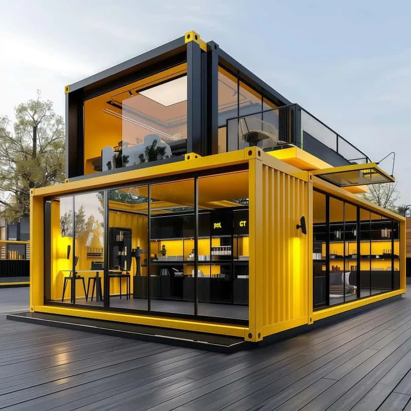Cafetería modular móvil playa