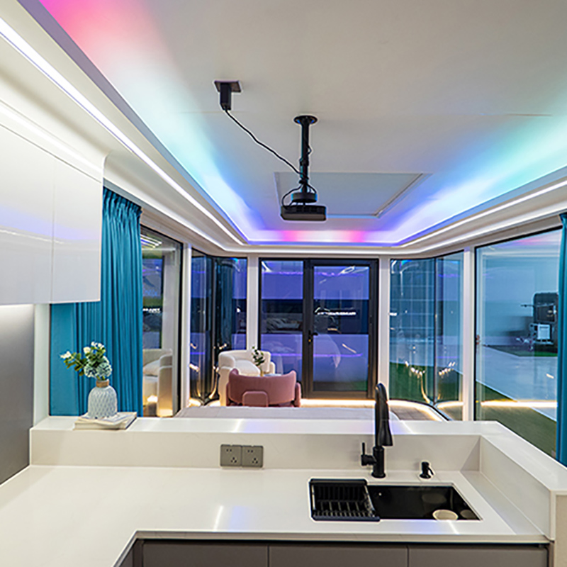 Buena Casa Prefabricada Modular de Acero Ligero Aislante en Área Turística a Buen Precio Casa Cápsula