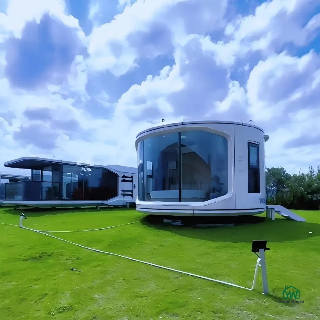 Resort Vista al Mar con Muebles Modernos Ventana Doble Acristalada Cápsula Espacial
