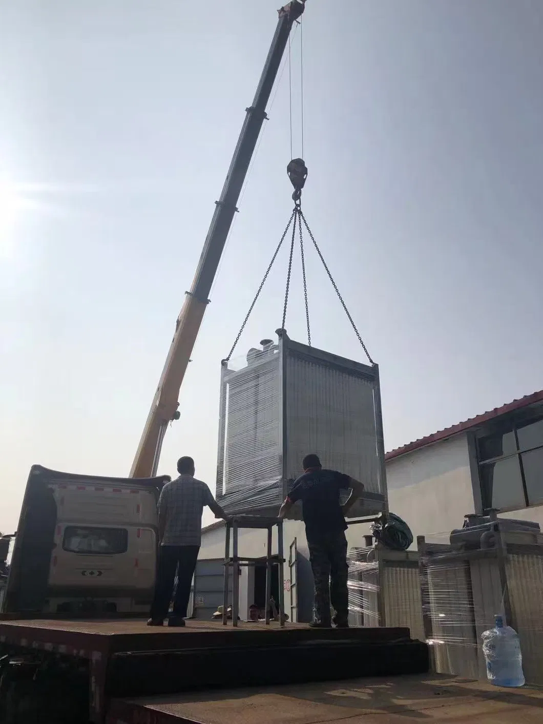 Caja de protección de madera