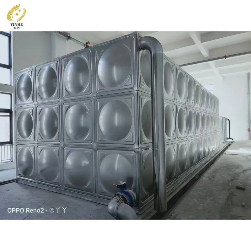 Placa de bola cuadrada modular tanque de agua para reserva hídrica de parque ecológico rural