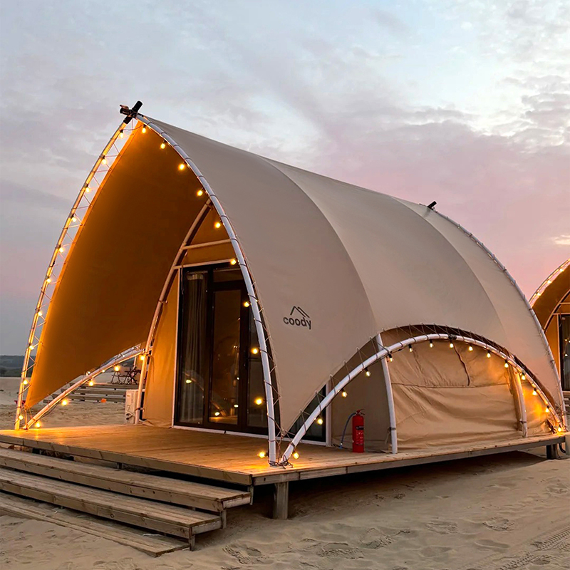 Camping Eco Modular Resorts Lujo Fanchuan Safari Navegación Coody Glamping Hotel Tienda
