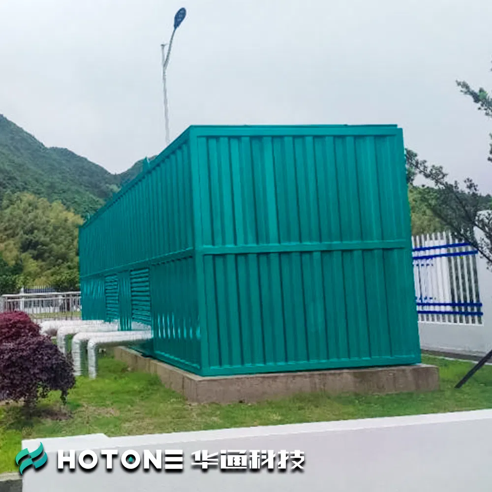 Planta de Purificación de Agua Modular Ecológica para el Suministro de Agua en Áreas Remotas