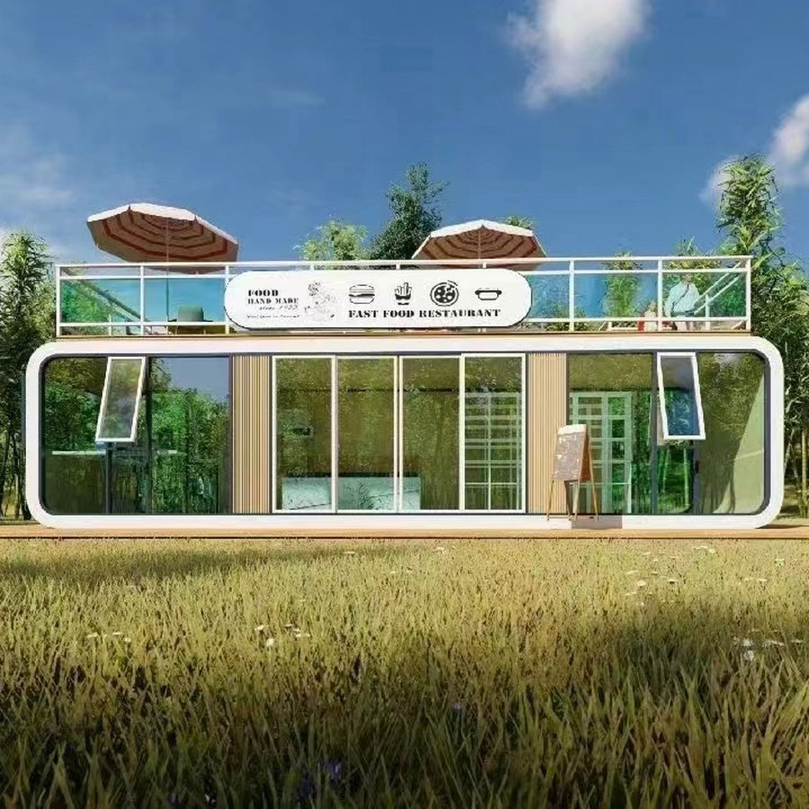 Cabina de manzana modular de aluminio resistente a la corrosión para alojamiento turístico
