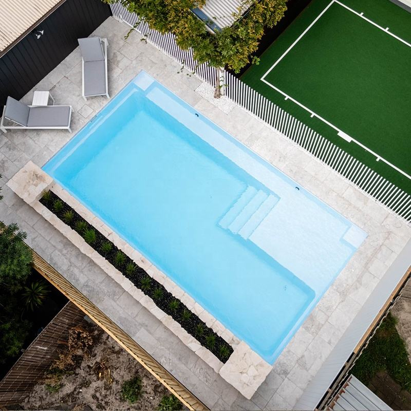 Resort de Relajación Duradera junto a la Piscina para Niños Contenedor de Piscina Grande 8m Piscinas Modulares Inground en Venta