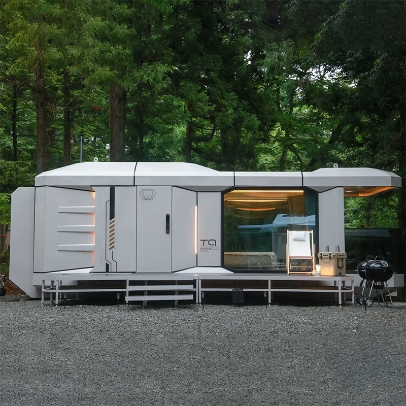 Cabaña prefabricada versátil y personalizable de montaje rápido para retiros de bienestar, centros de SPA y escapadas en la naturaleza