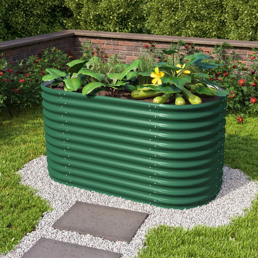 Diseño ergonómico de cama de jardín