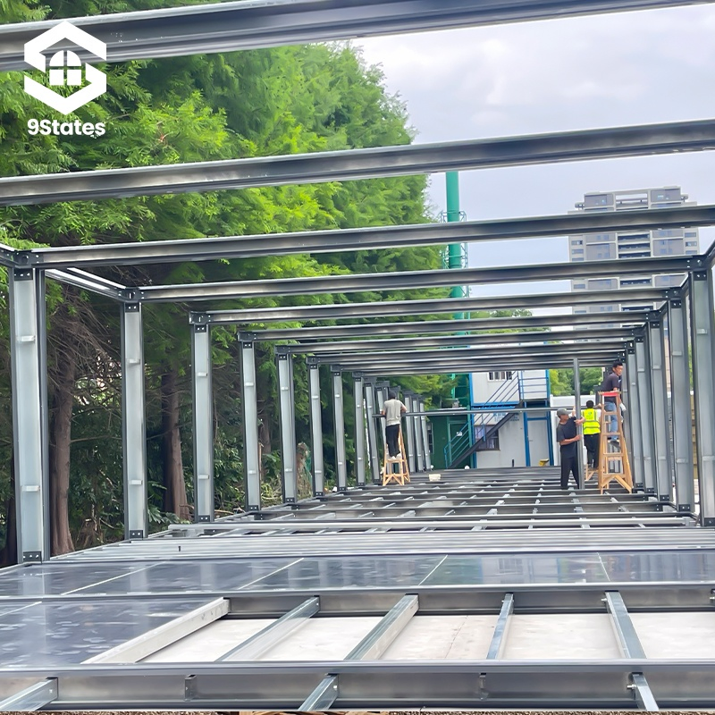 Casa diminuta prefabricada modular estable, resistente a terremotos, a prueba de viento, desmontable, anti-corrosión y resistente a UV para cabañas turísticas