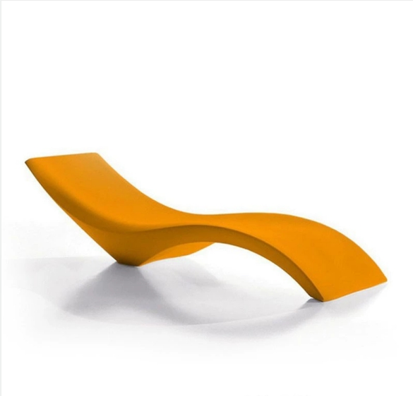 Sofá de piscina a medida, impermeable, de FRP y fibra de vidrio, cama de sol para exteriores, chaise longue al lado de la piscina infinita, silla de ocio para bronceado en resort, villa, hotel y spa