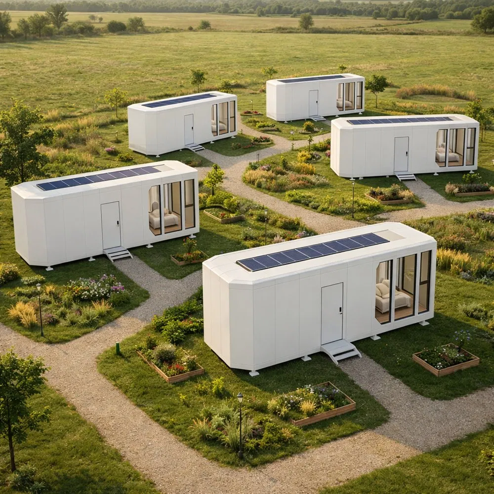 Casa Prefabricada de Montaje Rápido Modular Cápsula con Plan de Piso Personalizable y Paneles Aislantes Profesionales para Soluciones de Proyectos