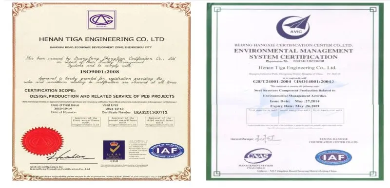 Certificaciones