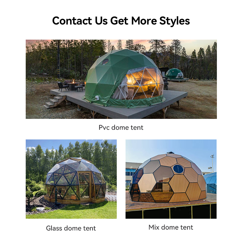 Tienda de hotel esférica personalizada, casa de domo geodésico, transparente, al aire libre, de policarbonato, glamping, vidrio, modular, iglú, domo burbuja