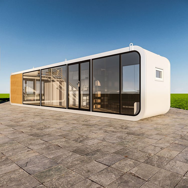 Casa Modular Apple Cabin Prefabricada Pequeña Casa fuera de la Red Hotel Apple Cabin Alojamiento Turístico en Bosque Remoto