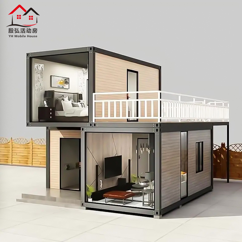 Tienda de conveniencia modular Yinhong frente a la playa para contenedores rápidos en resorts de verano