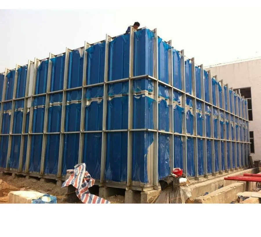 Tanque de agua modular de ribete escénico para uso de almacenamiento de agua en lugares turísticos