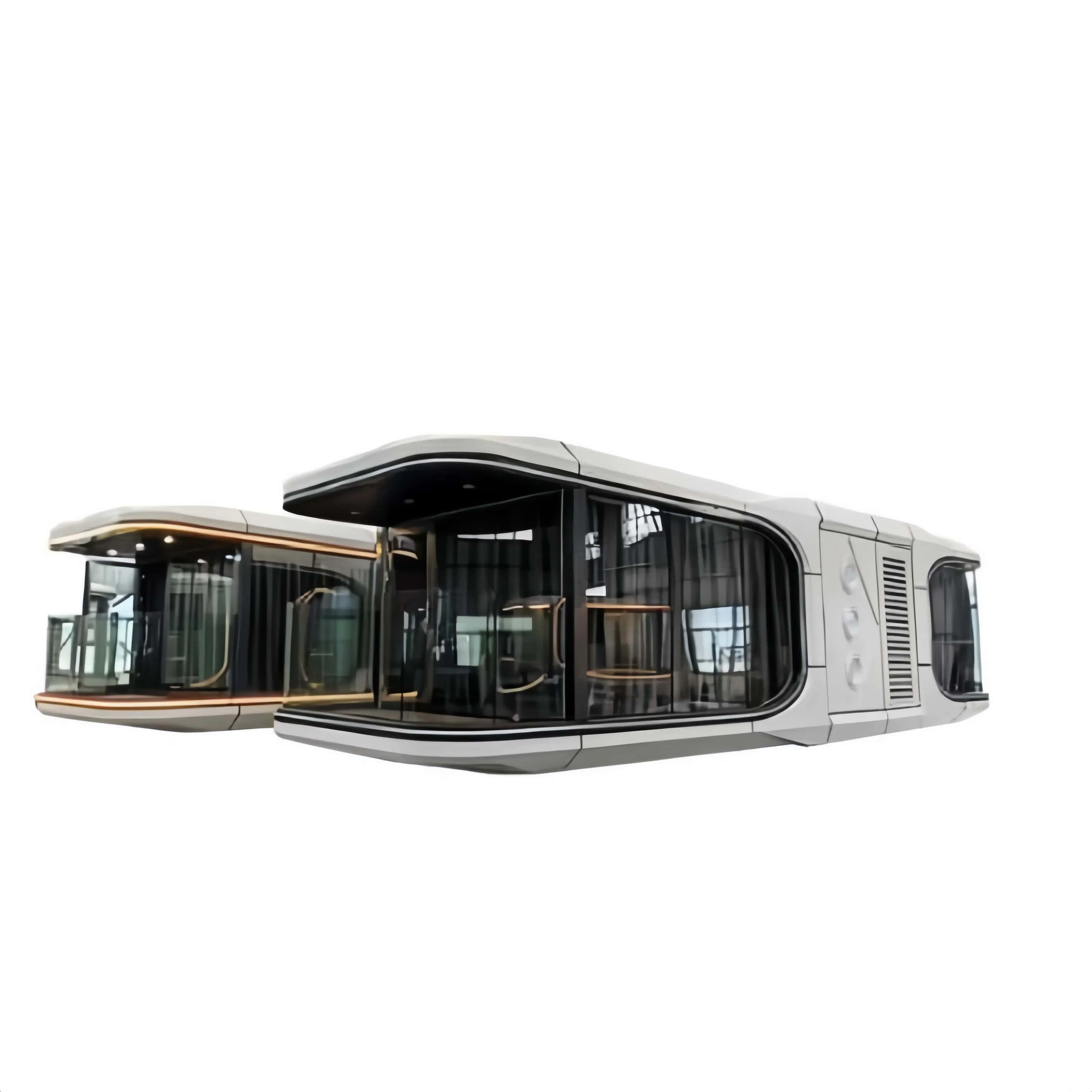 Hotel de lujo habitaciones modernas en contenedores estilo resort mover más grande