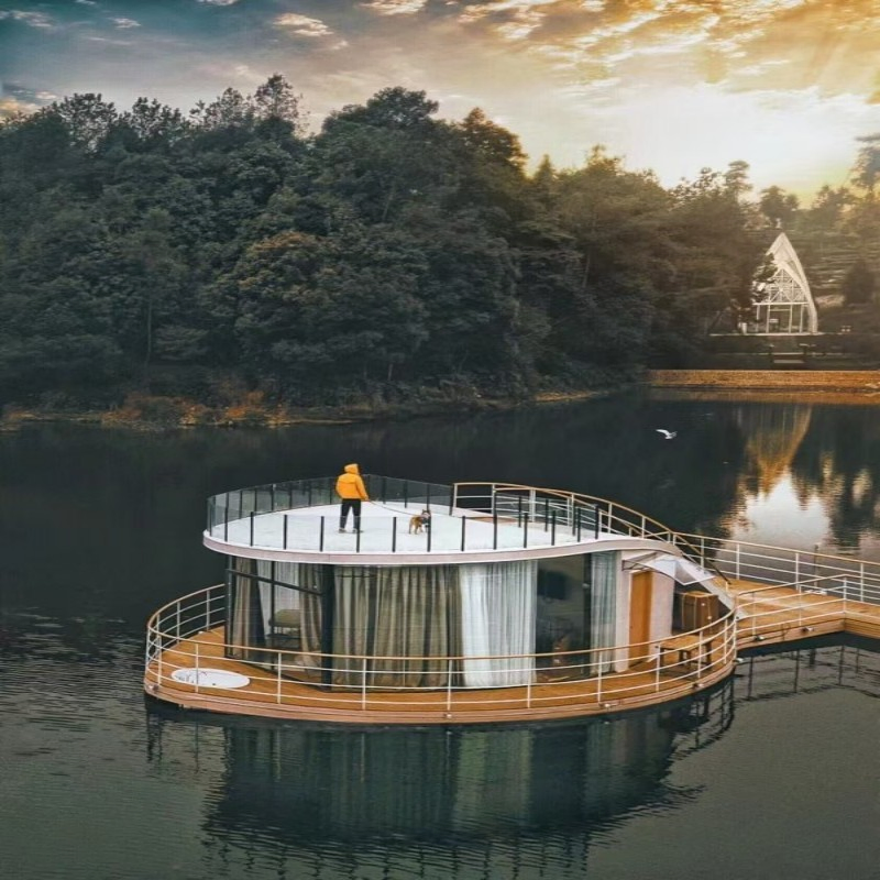 Bienestar - Casa Modular Prefabricada de Acero, Zona de Relajación