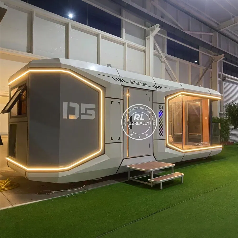 Casa Modular Prefabricada Cápsula Exterior Cabaña Cápsula Portátil Casa Pequeña Interior Ergonómico para Parque Turístico