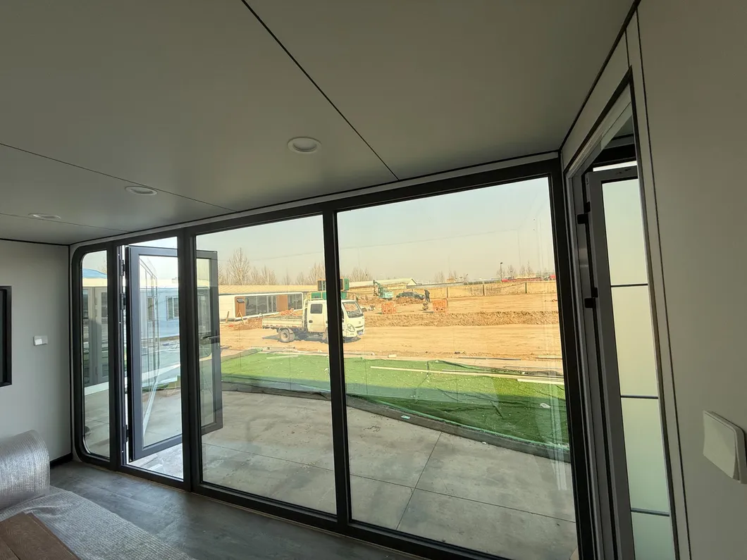 Cabaña de manzana oficina modular prefabricada para 2 residentes
