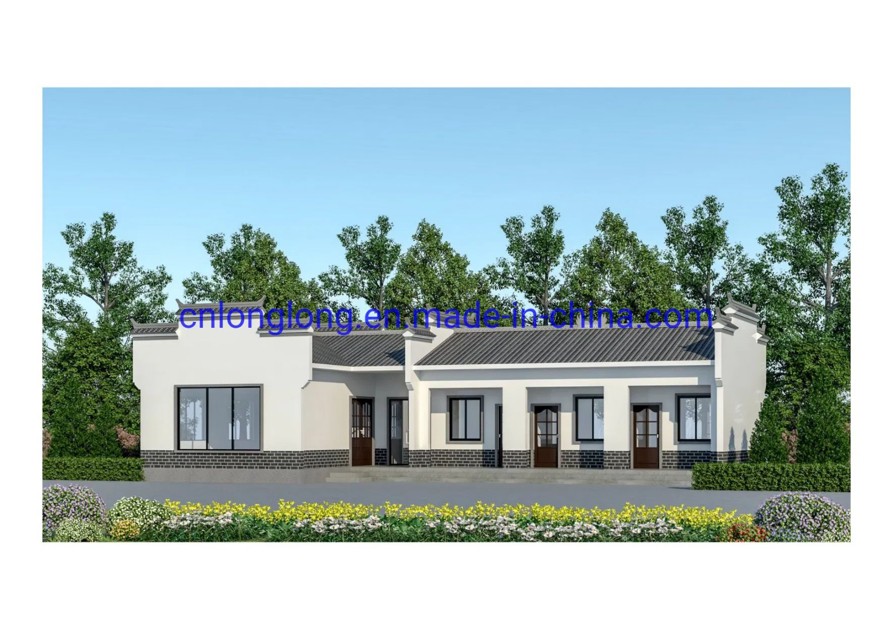 Casa Prefabricada Ecológica Dormitorio Villa de Acero Ligero