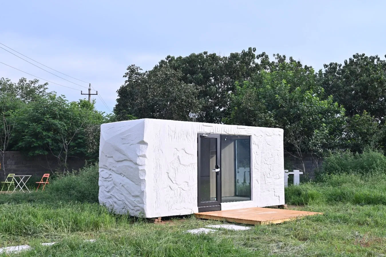 Resort de experiencia natural de alta gama, casa prefabricada portátil, casa modular prefabricada