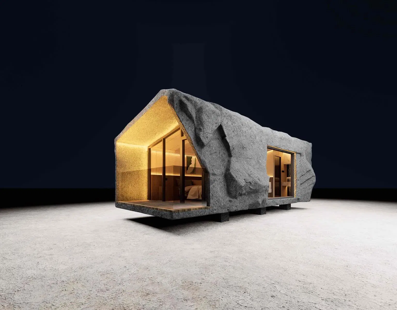 Casa Modular Resistente de Lujo en el Refugio de Montaña