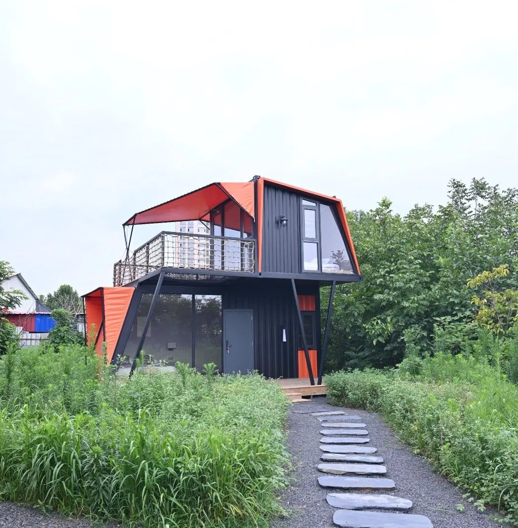 Resort de Glamping Ecológico Premium Casa Modular de Contenedor de Acero Expandible Inteligente