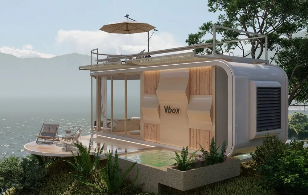 Fabricantes de Casas Modulares de Lujo Modernas Z2s Casa Prefabricada de Contenedor para Casas de Vacaciones en la Isla