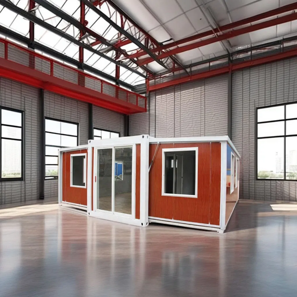 Casa Contenedor Expandible de Construcción Rápida para Retiro Vacacional: Espaciosa y Duradera