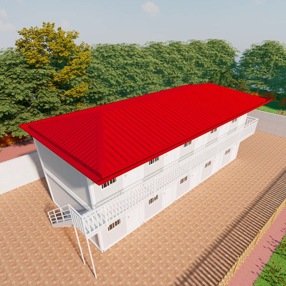 Contenedor Plegable Tipo Z de Fábrica de China 20FT 30FT 40FT Casa para Centro de Bienestar SPA Sala de Tratamiento en Venta